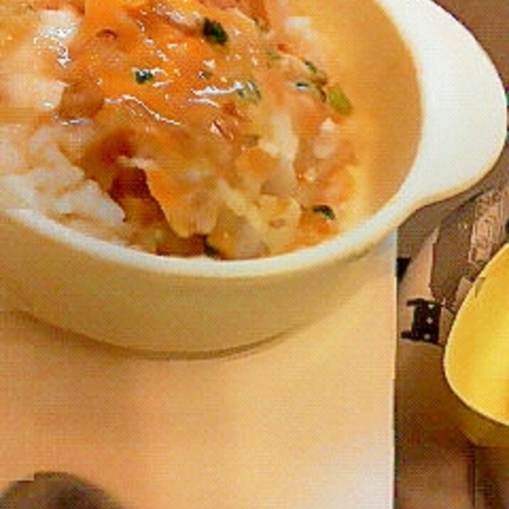 子供のご飯♪　レンジで簡単　たまご丼